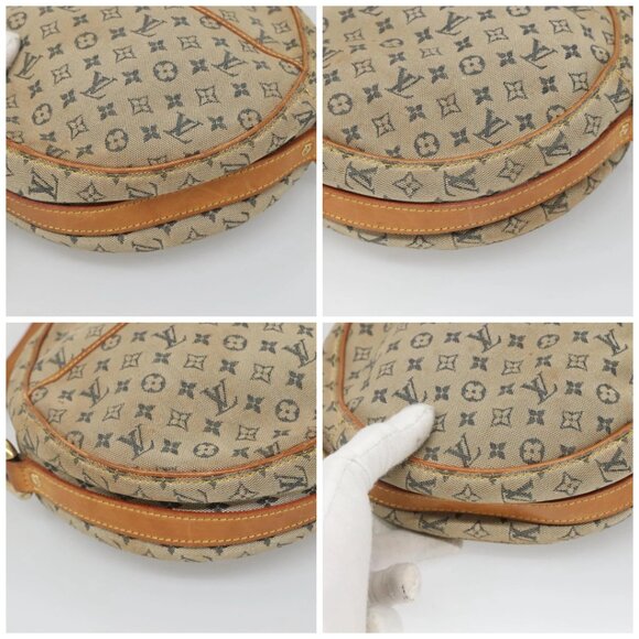 LOUIS VUITTON Monogram Mini Jeanne GM Shoulder Bag Blue M92000 LV Auth hk2688 - Picture 14 of 16